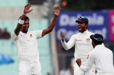 Sri Lanka took control of the first Test