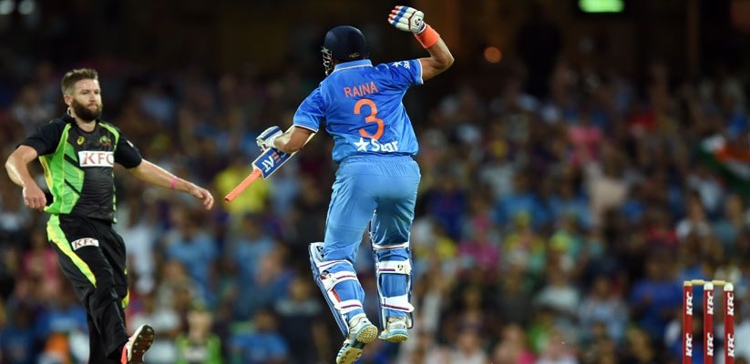 Raina becomes 1st Indian batsman