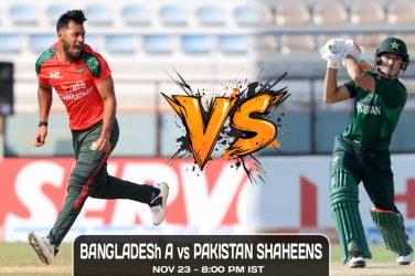 Bangladesh A vs Pakistan A
